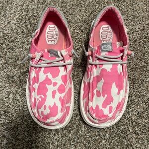 Hey Dude Pink Patterned Casual Shoes